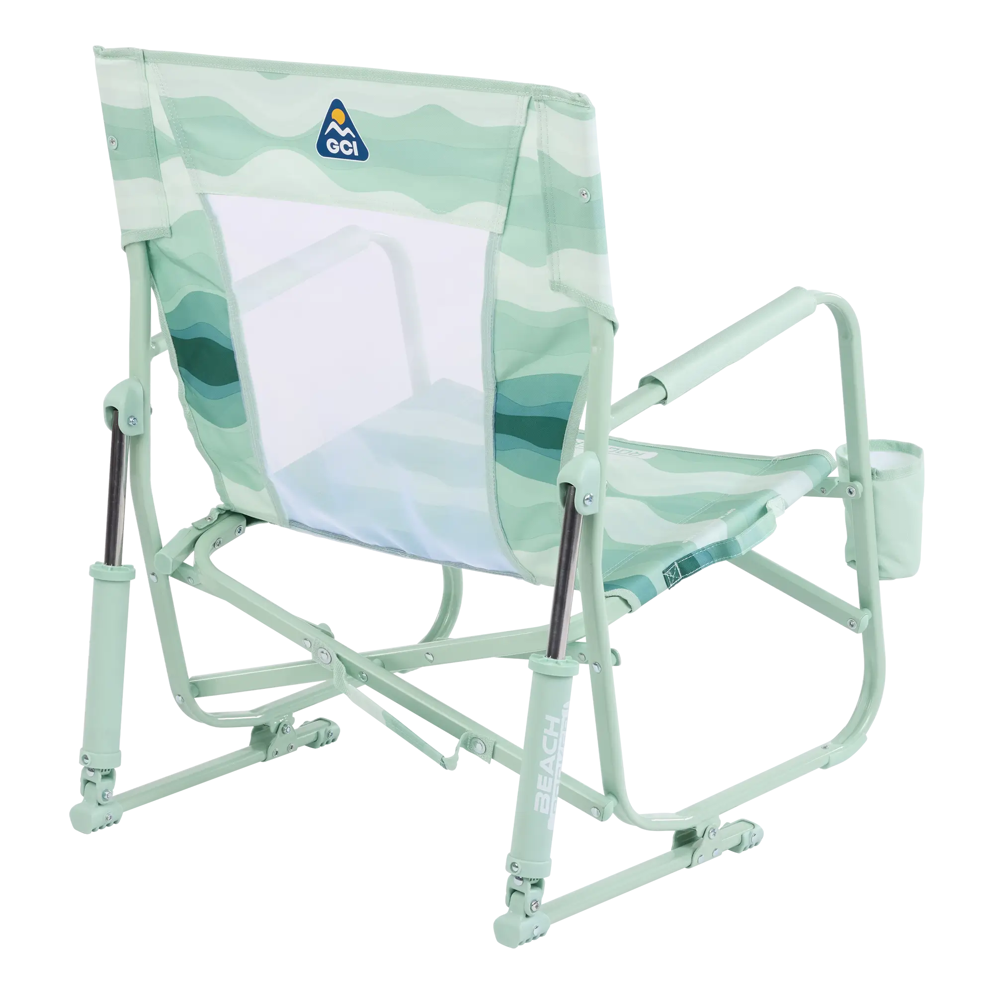 GCI Outdoor Beach Rocker™ Chair - Green Beach Wave