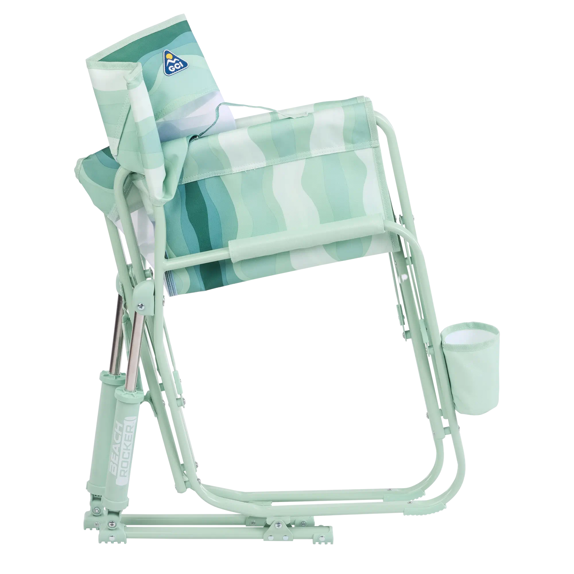GCI Outdoor Beach Rocker™ Chair - Green Beach Wave
