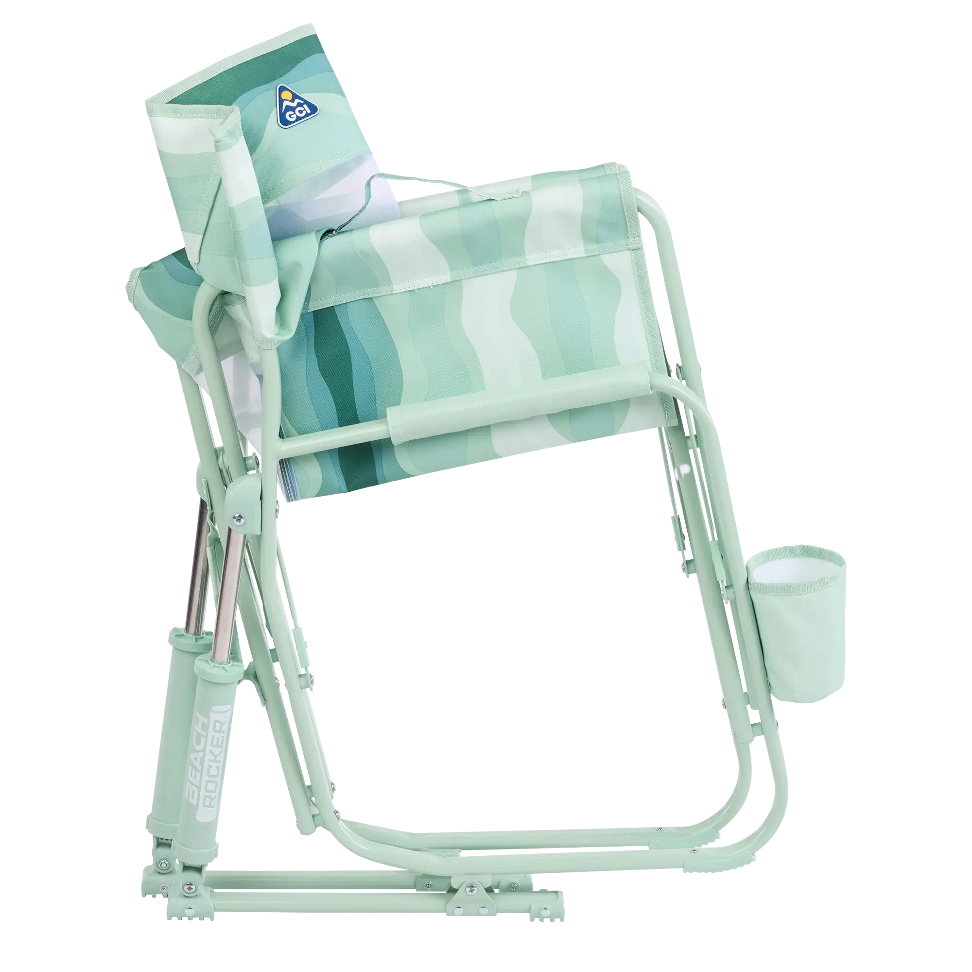GCI Outdoor Beach Rocker™ Chair - Green Beach Wave