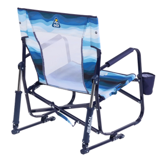 GCI Outdoor Beach Rocker™ Chair - Blue Beach Wave