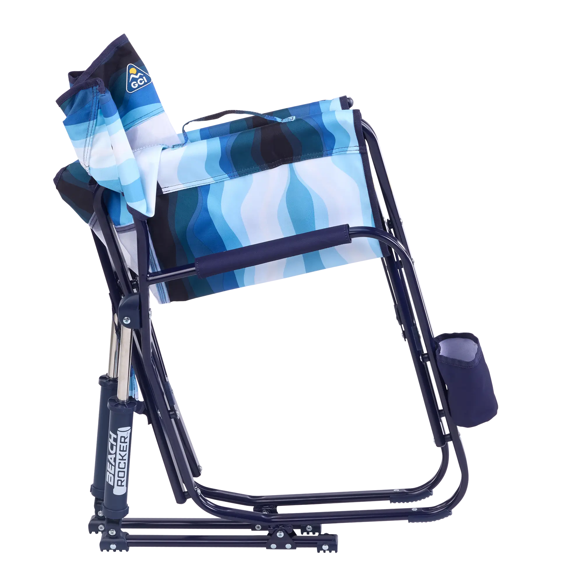 GCI Outdoor Beach Rocker™ Chair - Blue Beach Wave