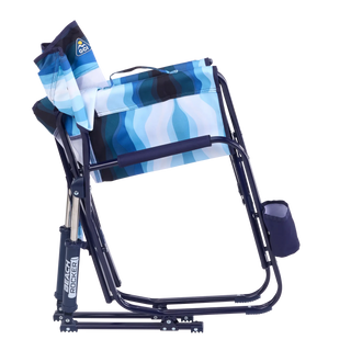 GCI Outdoor Beach Rocker™ Chair - Blue Beach Wave