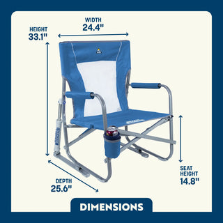 GCI Outdoor Beach Rocker™ Chair - Saybrook Blue