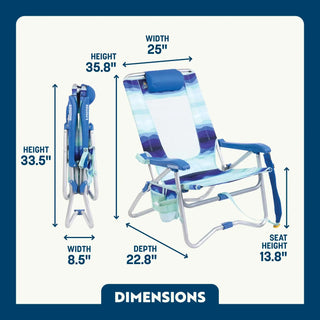 GCI Outdoor Bi-Fold Beach Chair™ - Wave