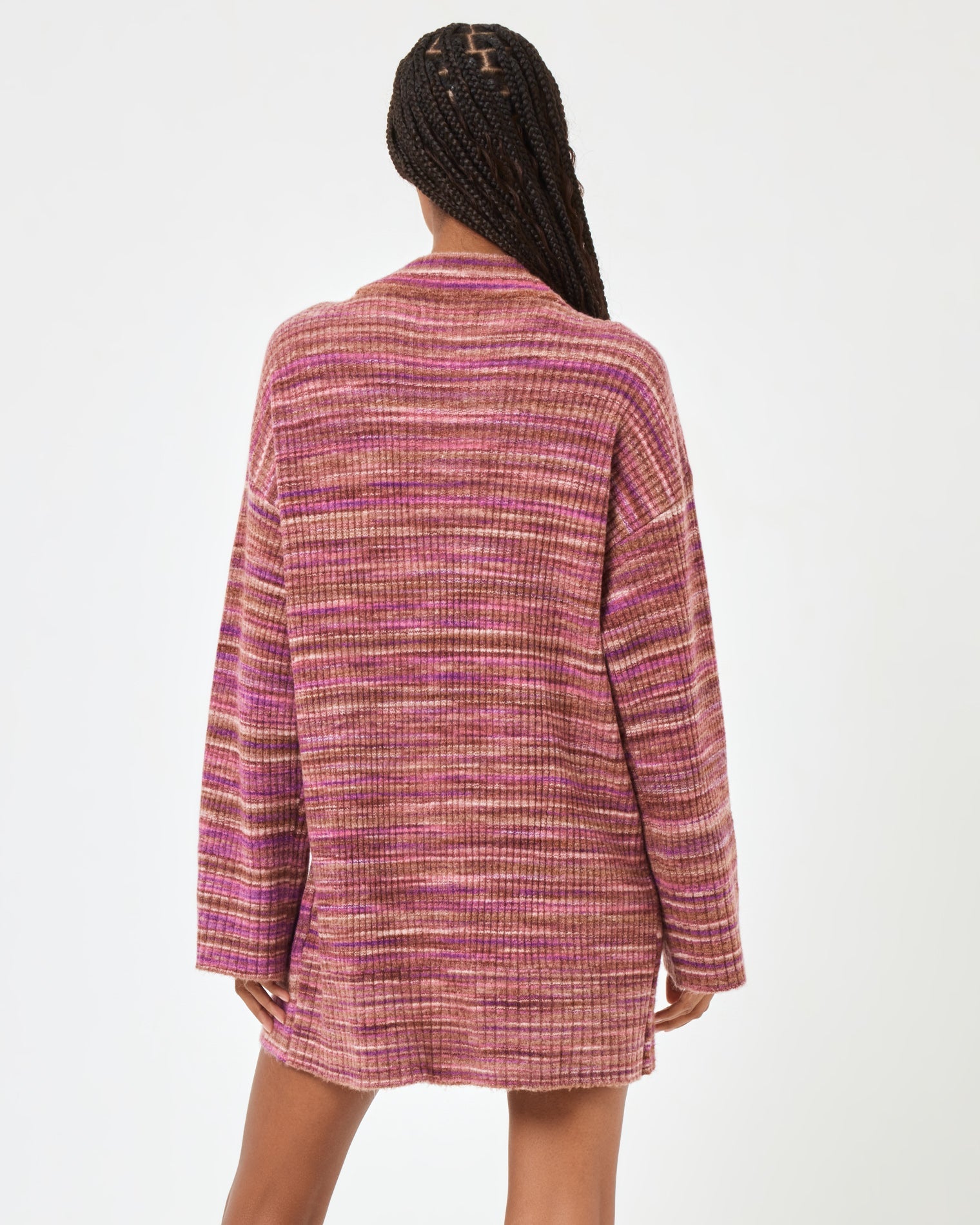 L* Space Demi Cardigan - Sundown Space Dye