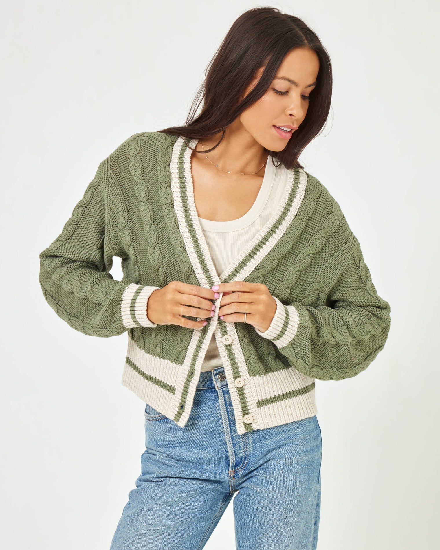 L*Space Women's Hampton Cardigan - Fairway