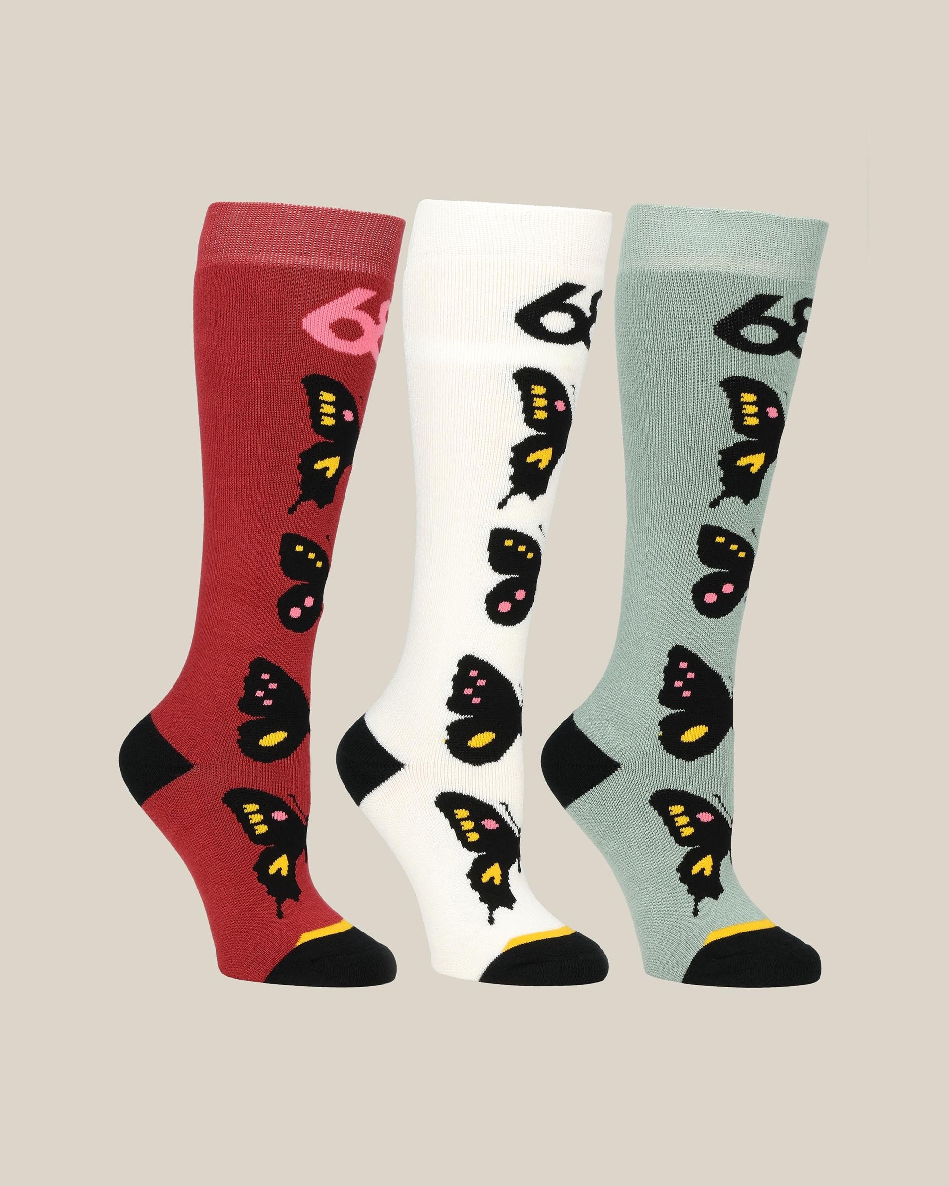 Women's Butterfly Socks - 3 Pack