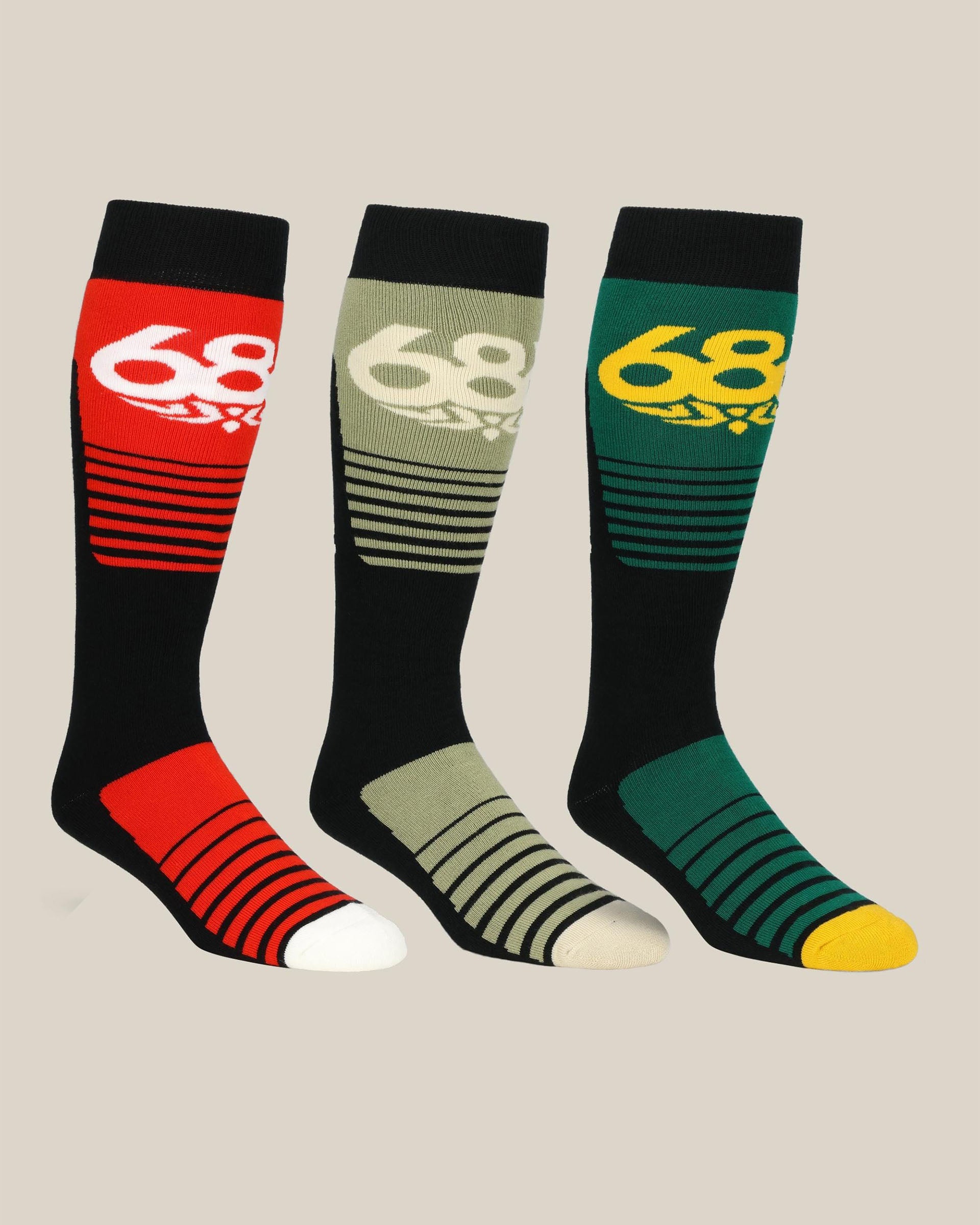 686 Moto Socks - 3 Peat
