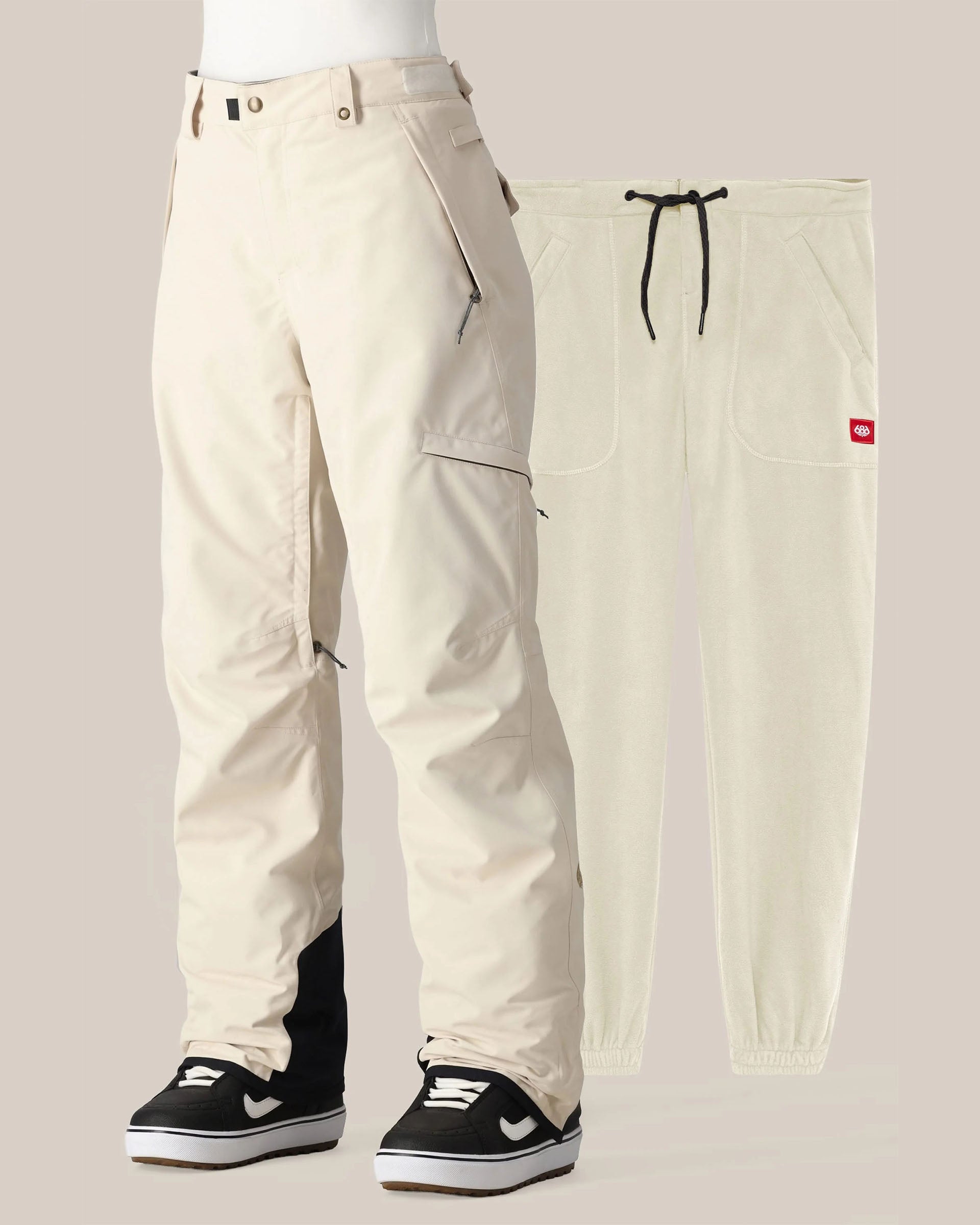 Women's Smarty 3-In-1 Cargo Snow Pant - Limestone