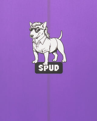 6'0 Spud - Black/White Checkerboard