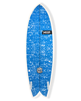 6'1 Day Tripper Fish - Royal Blue Swirl