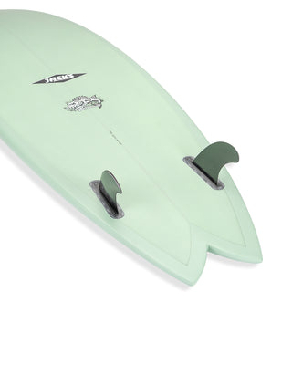 6'8 Barracuda Fish - Light Green