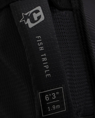 Fish Triple : Black Silver - 6'7