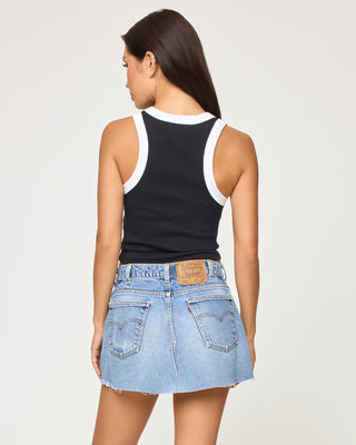 L*Space Women's Ash Tank - Black White