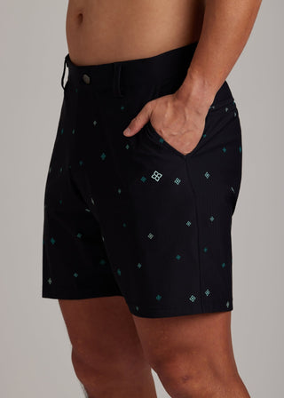 Galactic Walk Shorts, perfect for golf, featuring ultra-lightweight, four-way stretch fabric for modern wear.