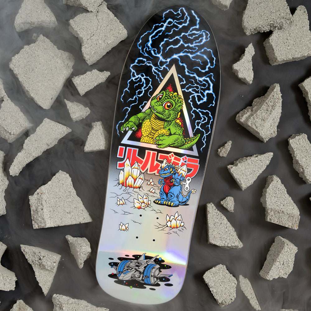 9.89 inches Godzilla Jr. Natas Santa Cruz Skateboard Deck