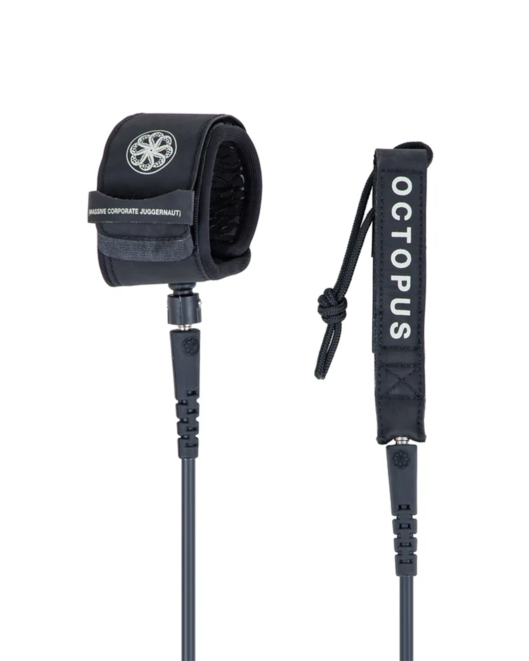 Octopus Mission Control 7ft Surf Leash- Black