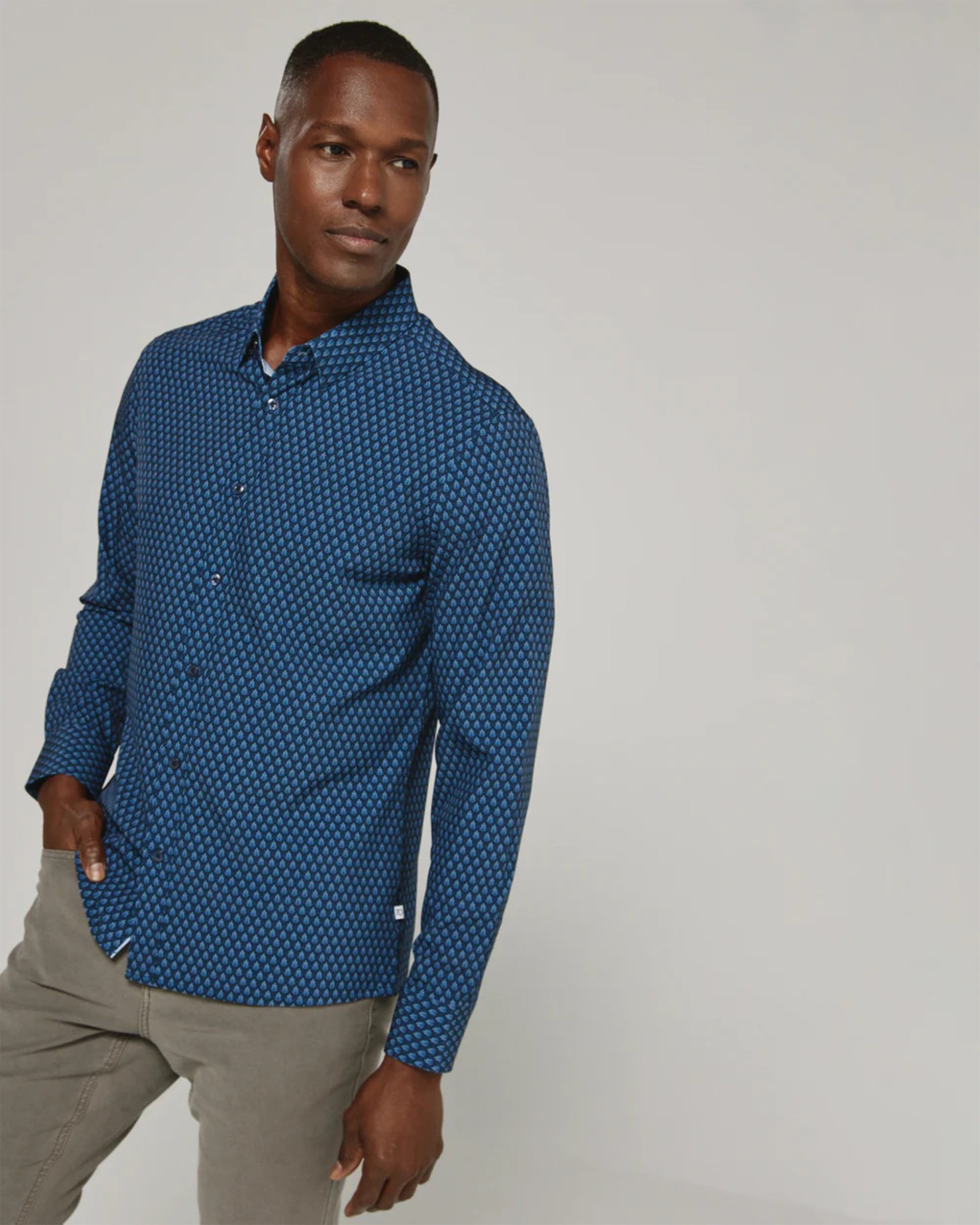 Enrys L/S Shirt - Navy