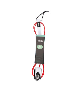 7' Surfboard Standard Comp Leash - Red