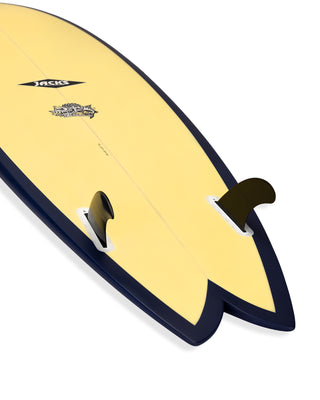 7'4 Barracuda Fish - Yellow