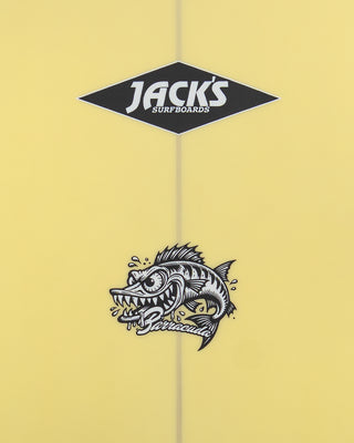 7'4 Barracuda Fish - Yellow
