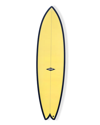 7'4 Barracuda Fish - Yellow