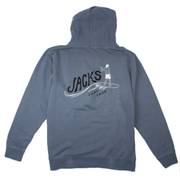 Jack's Surfboards Men's Bobber Pigment Dyed Pullover Hoodie - Slate Blue