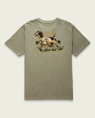 Marsh Wear Men's Heritage Pointer S/S T-Shirt - Vintage Moss