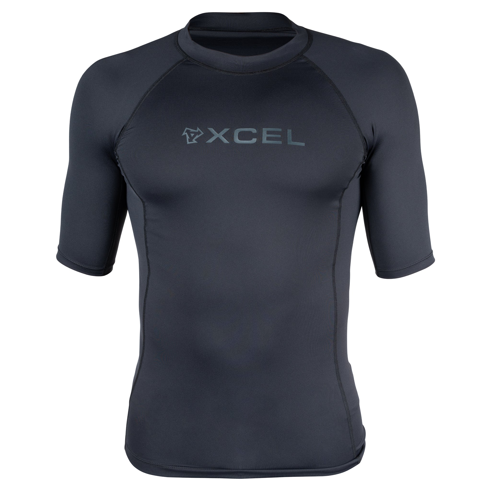 Premium Stretch S/S Rash Guard - Black