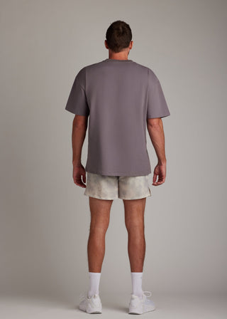 Charcoal oversized tee crafted from soft, breathable fabric for ultimate comfort and casual wear.