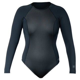 Women's Premium Stretch Celliant Jaquard High-Cut Long Sleeve Springsuit UV