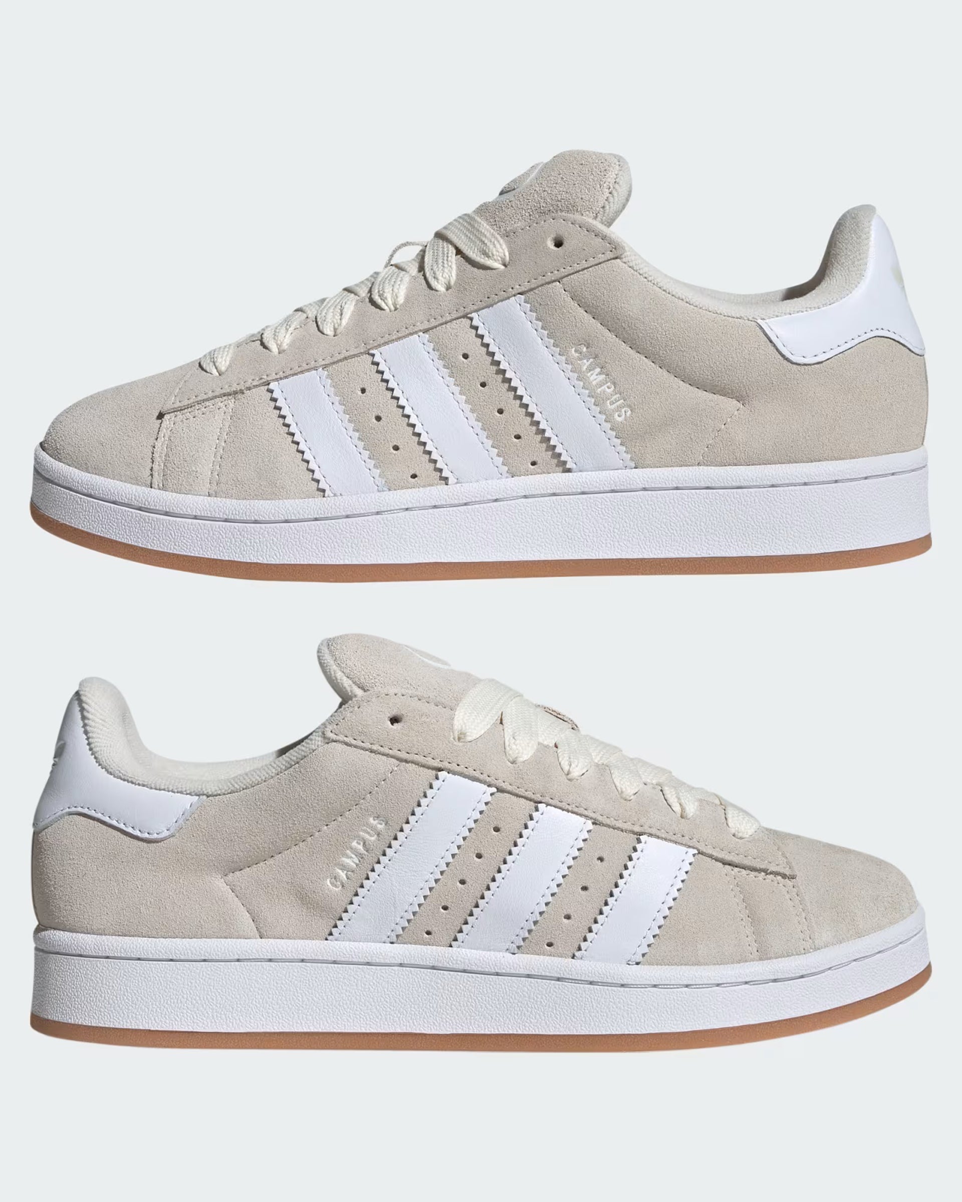 Adidas Campus 00s Shoe - Wonder White/Cloud White/Gum