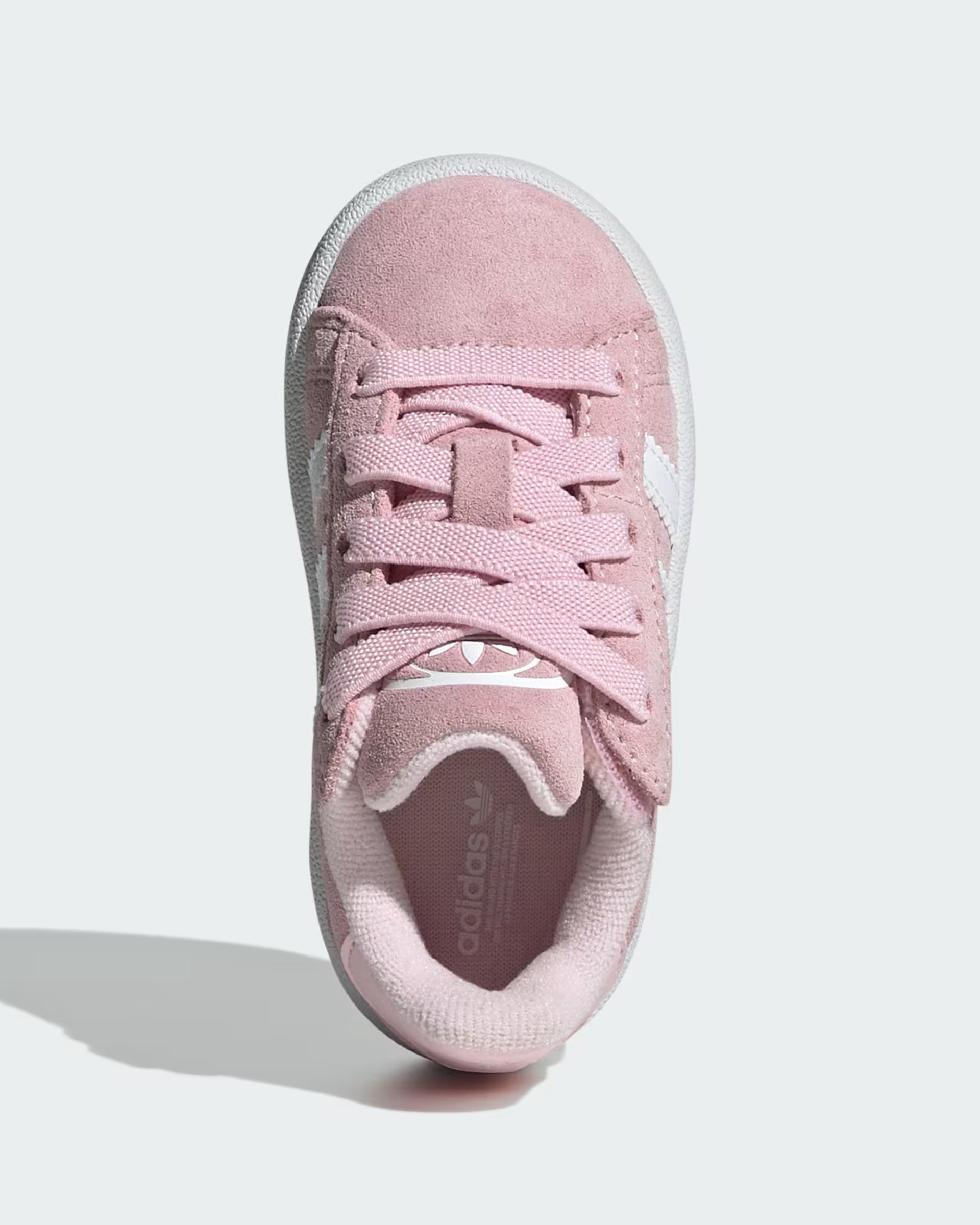 Adidas Kids Campus 00s Comfort Closure Elastic Lace Shoe - Clear Pink/Cloud White/Gum