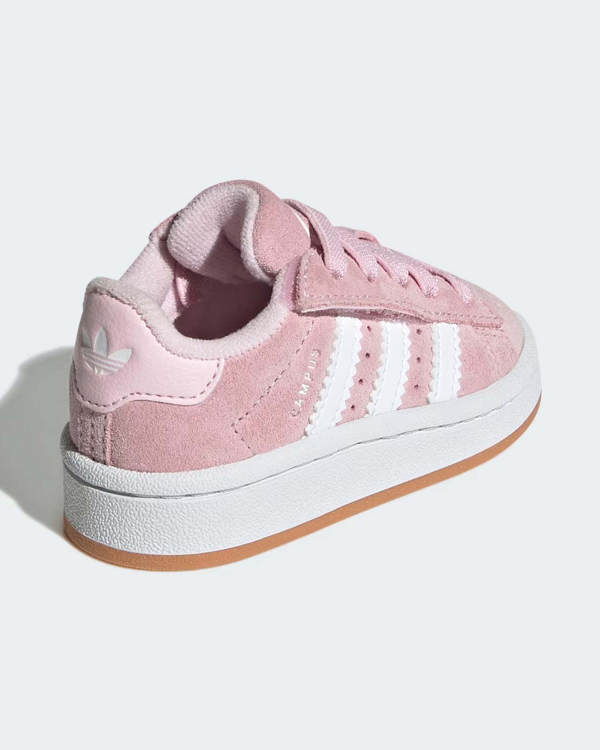 Adidas Kids Campus 00s Comfort Closure Elastic Lace Shoe - Clear Pink/Cloud White/Gum