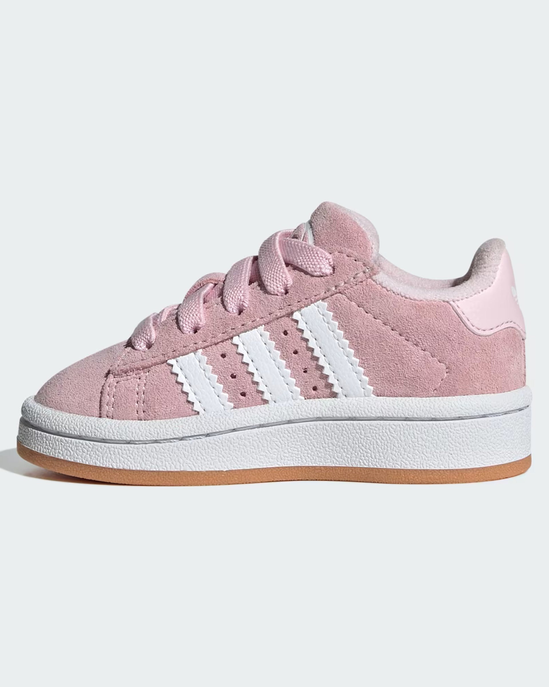Adidas Kids Campus 00s Comfort Closure Elastic Lace Shoe - Clear Pink/Cloud White/Gum