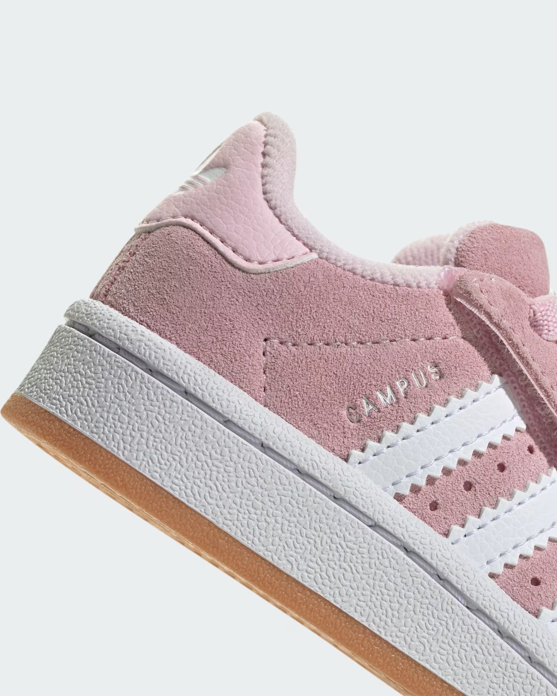 Adidas Kids Campus 00s Comfort Closure Elastic Lace Shoe - Clear Pink/Cloud White/Gum