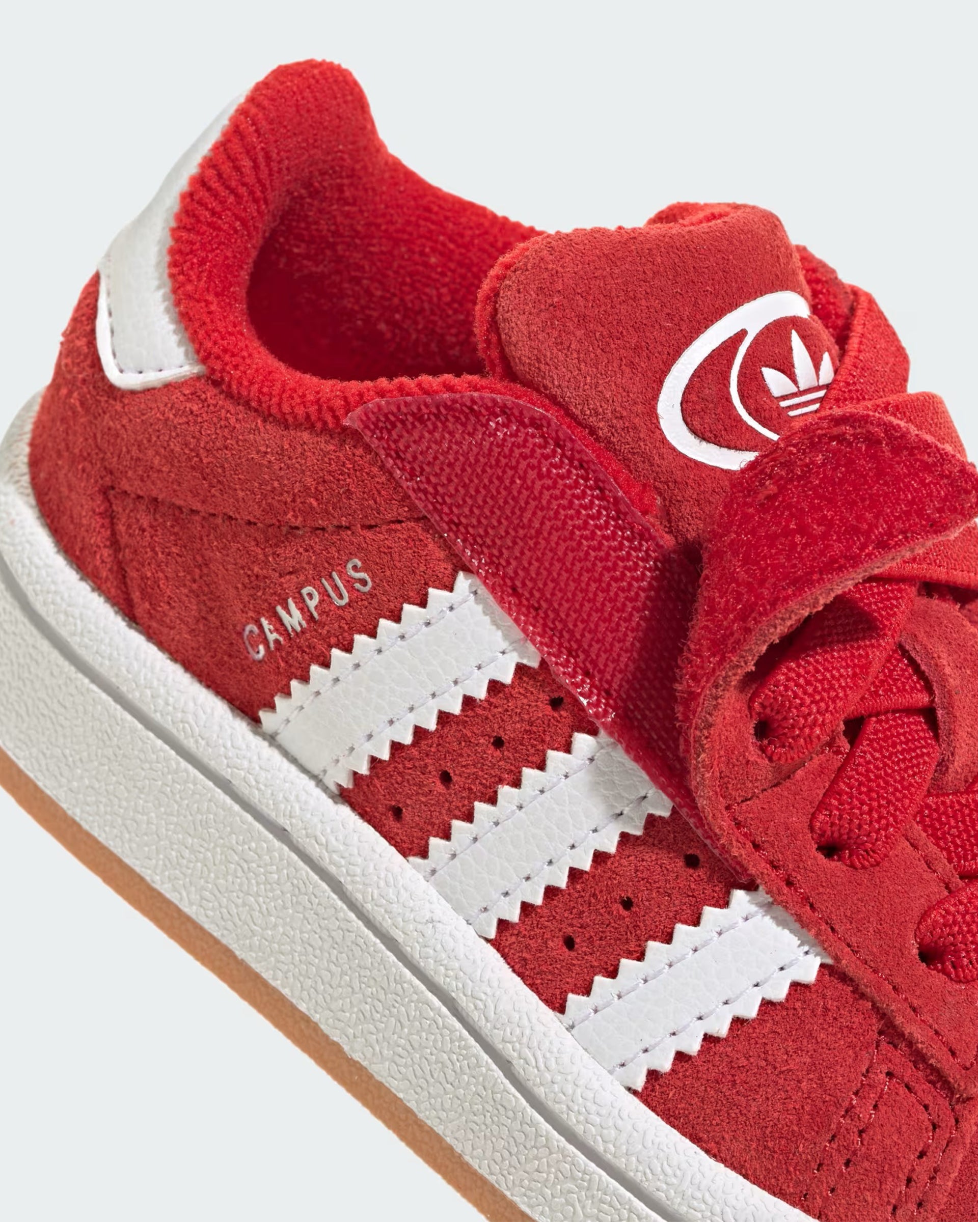 Adidas Kids Campus 00s Comfort Closure Elastic Lace Shoe - Better Scarlet/Cloud White/Better Scarlet