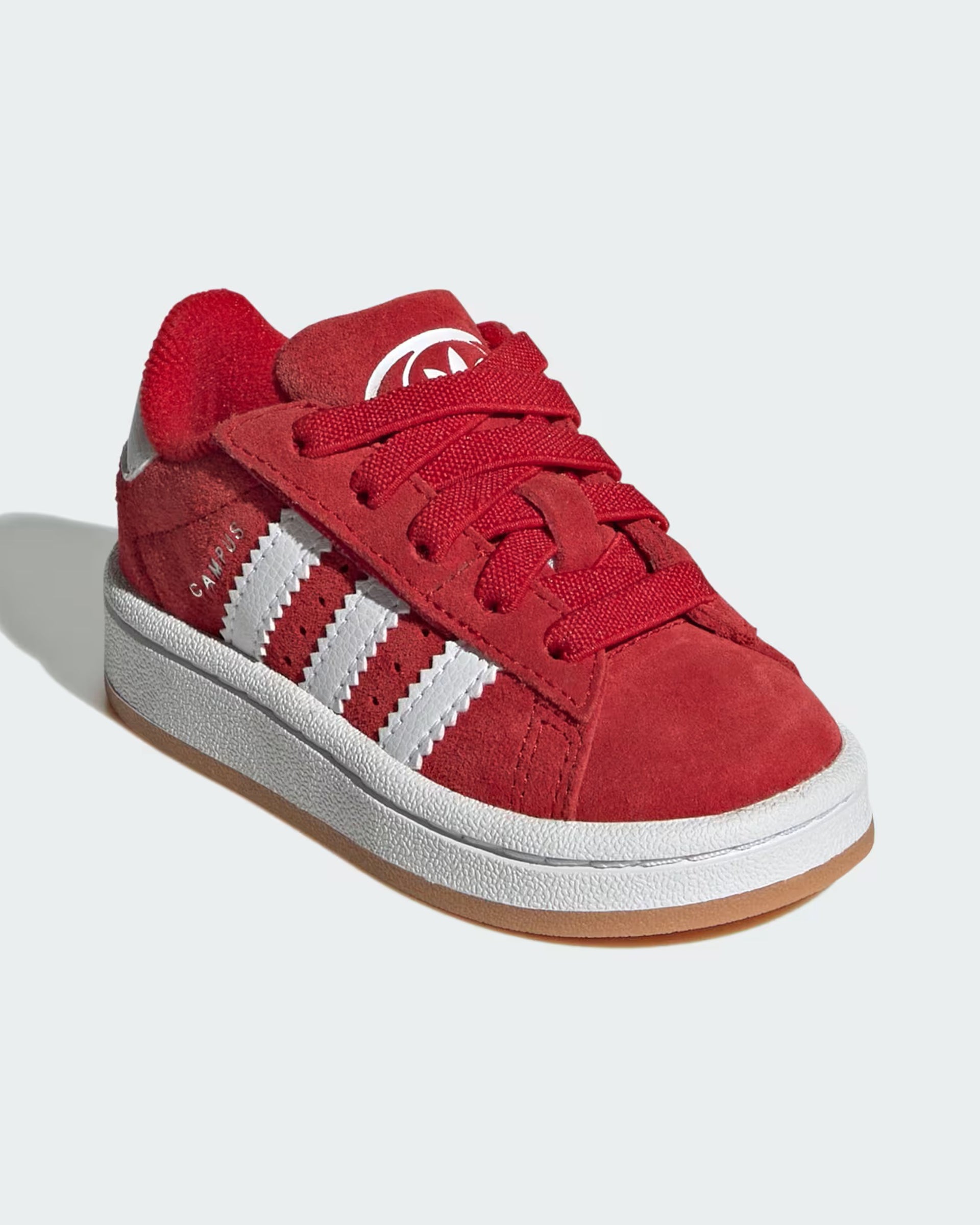 Adidas Kids Campus 00s Comfort Closure Elastic Lace Shoe - Better Scarlet/Cloud White/Better Scarlet