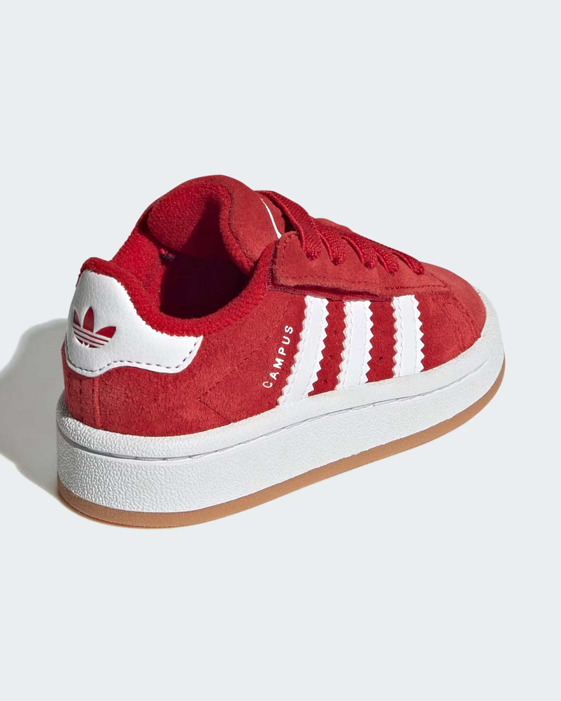 Adidas Kids Campus 00s Comfort Closure Elastic Lace Shoe - Better Scarlet/Cloud White/Better Scarlet