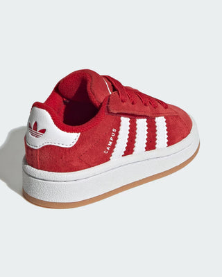 Adidas Kids Campus 00s Comfort Closure Elastic Lace Shoe - Better Scarlet/Cloud White/Better Scarlet