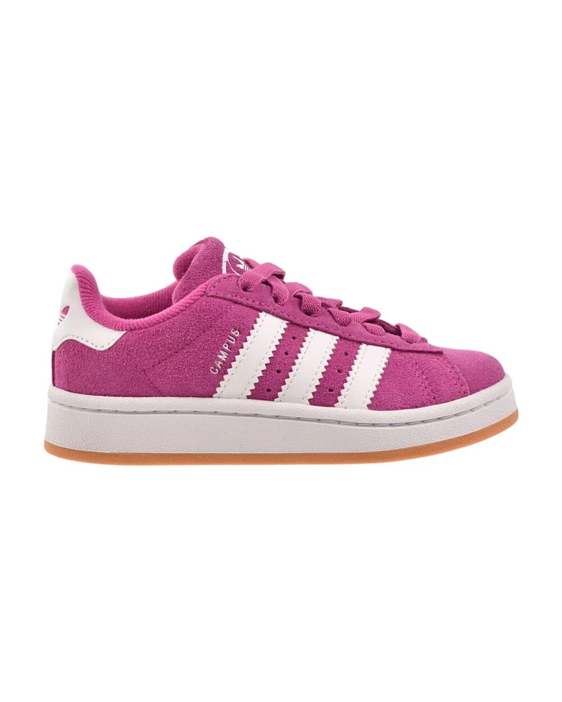 Adidas Kids Campus 00s Elastic Lace Shoe - Lucid Fuchsia/Cloud White/Semi Lucid Fuchsia