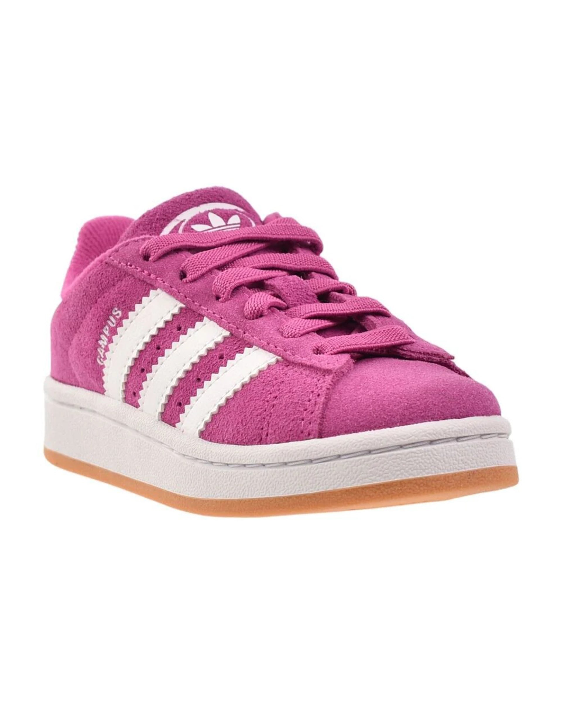 Adidas Kids Campus 00s Elastic Lace Shoe - Lucid Fuchsia/Cloud White/Semi Lucid Fuchsia