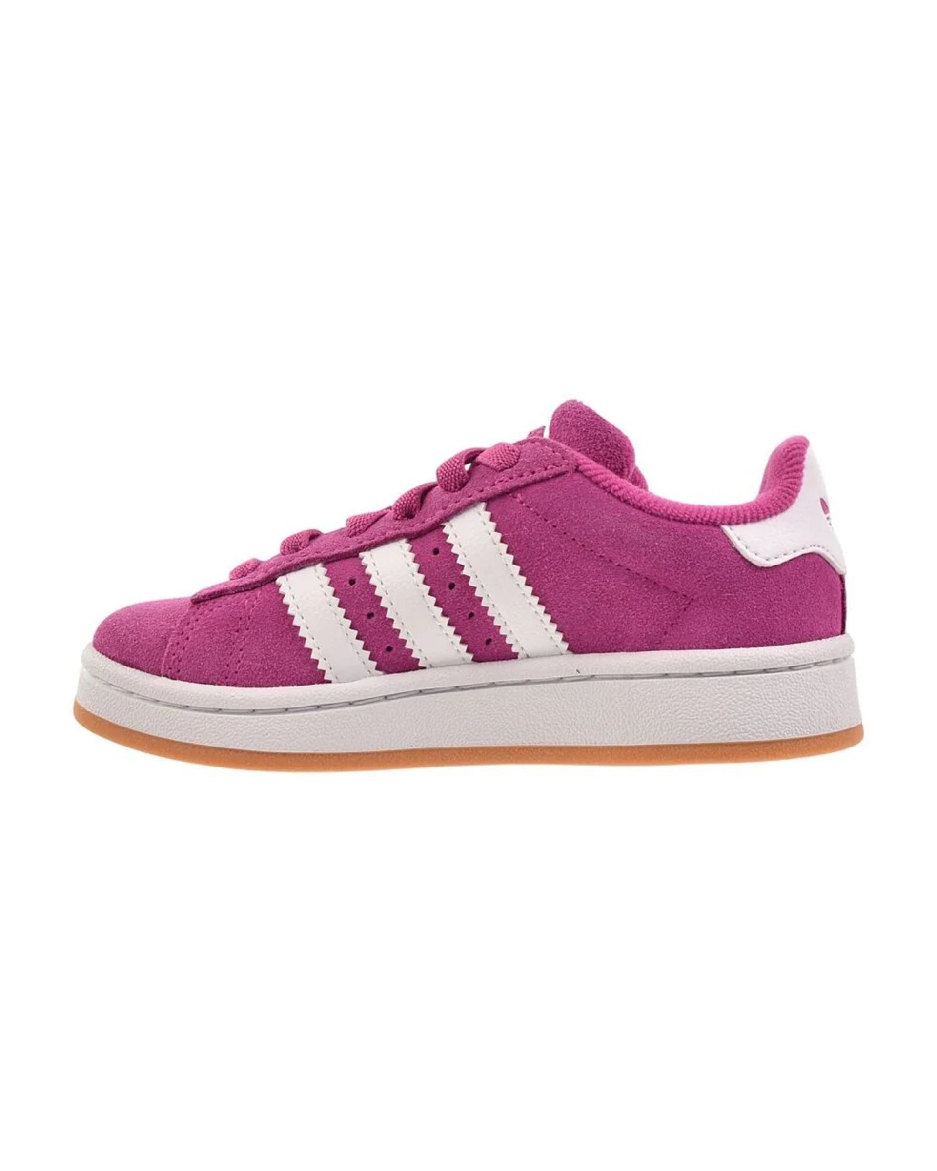 Adidas Kids Campus 00s Elastic Lace Shoe - Lucid Fuchsia/Cloud White/Semi Lucid Fuchsia