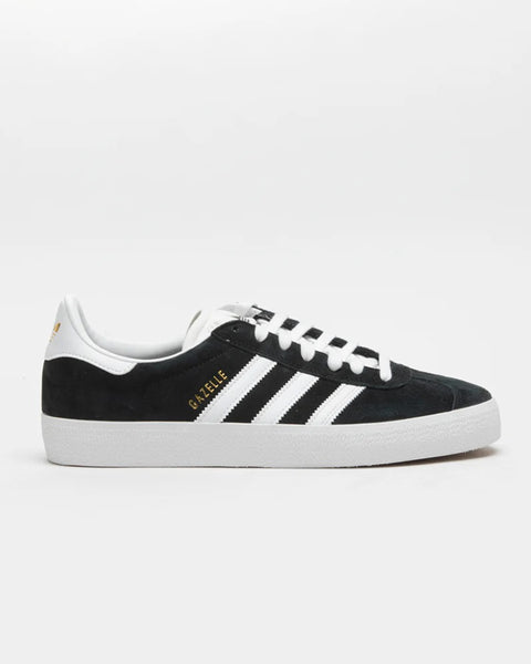 adidas Gazelle ADV Shoes - Core Black/White/Gold Metallic adidas Gazelle ADV Shoes - Core Black/White/Gold Metallic
