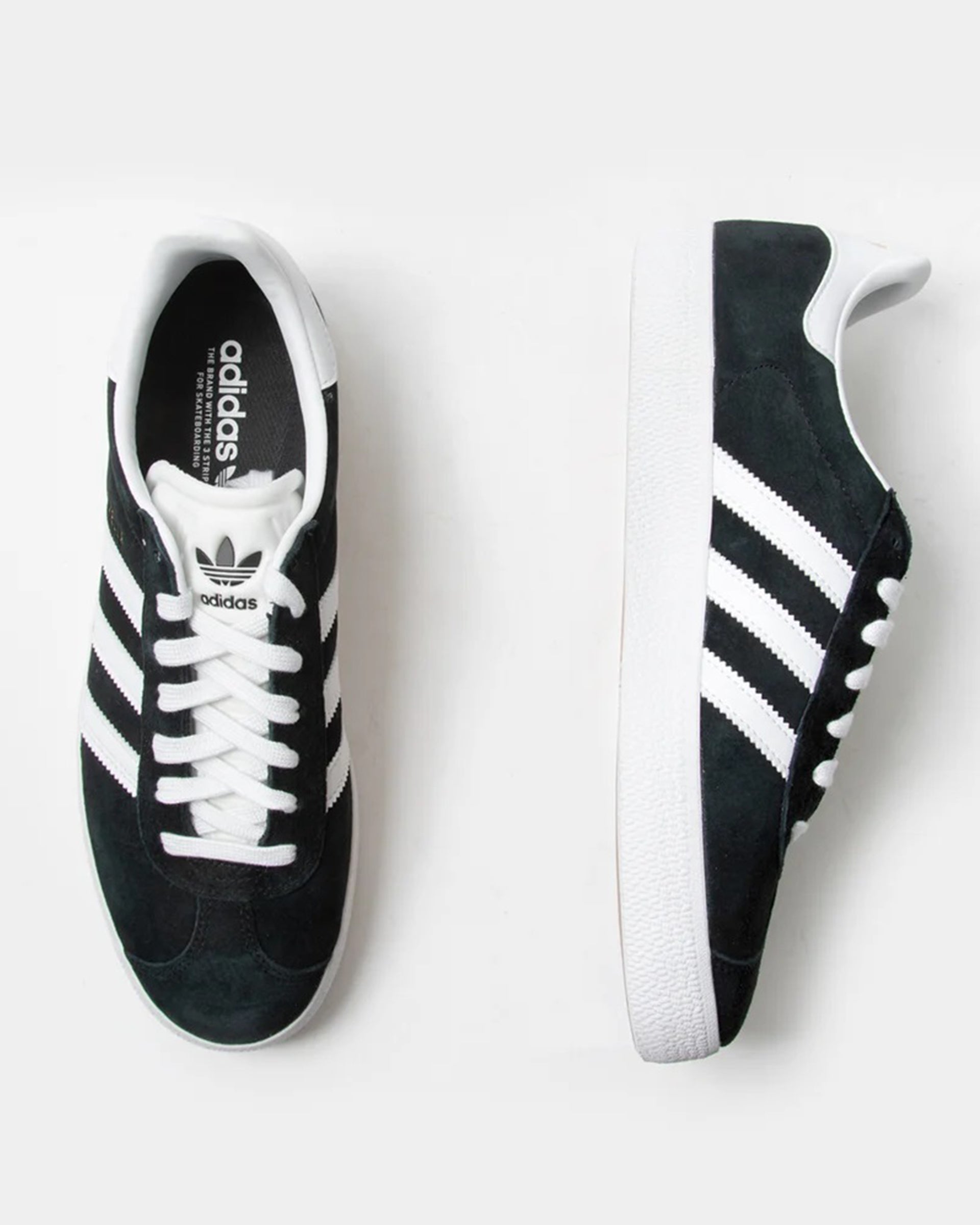 adidas Gazelle ADV Shoes - Core Black/White/Gold Metallic adidas Gazelle ADV Shoes - Core Black/White/Gold Metallic