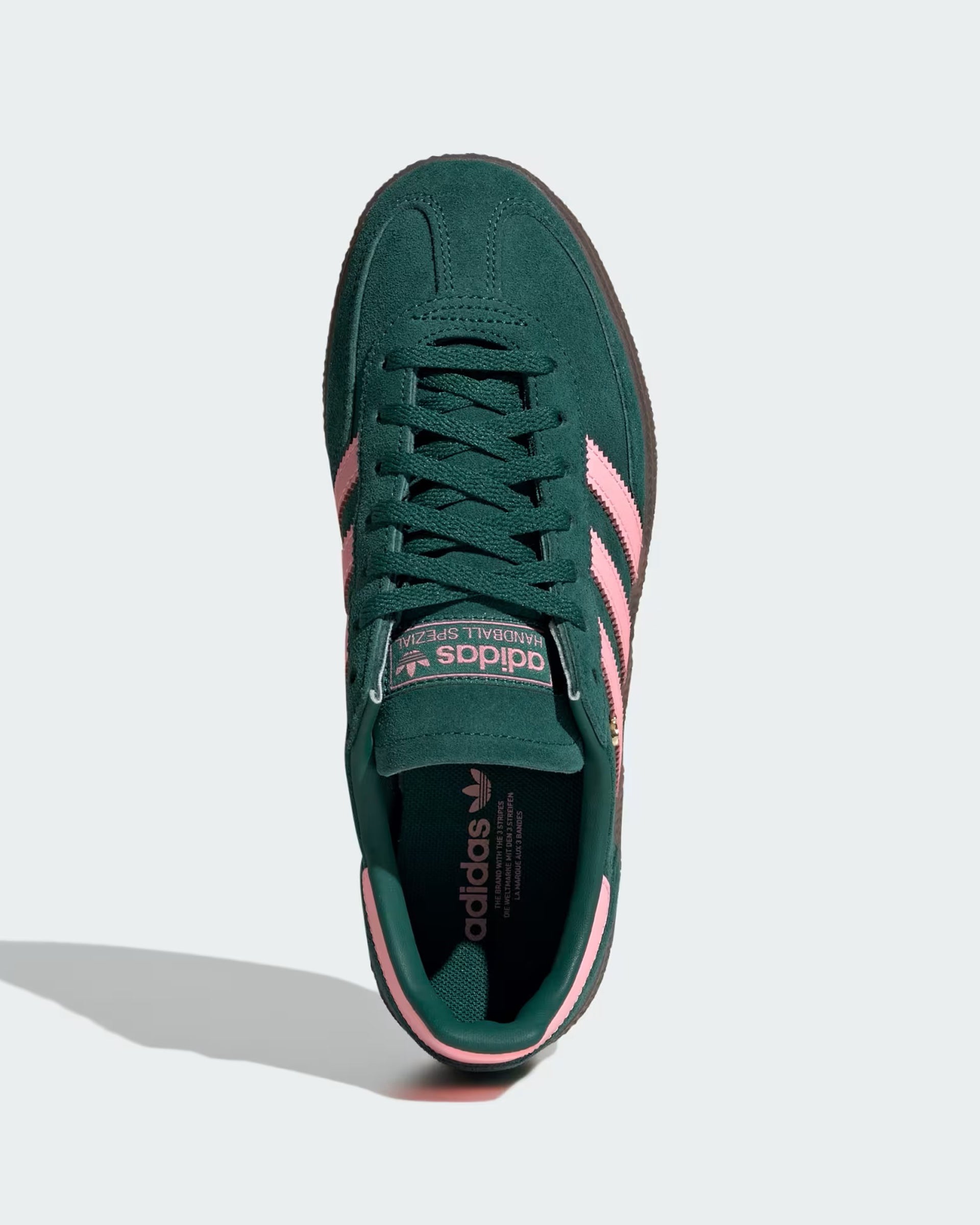 Adidas Women's Handball Spezial Shoes - Collegiate Green/Pink Spark/Gold Metallic