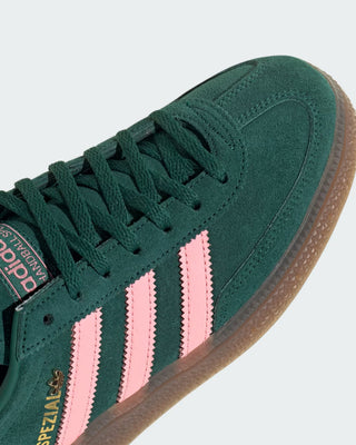 Adidas Women's Handball Spezial Shoes - Collegiate Green/Pink Spark/Gold Metallic