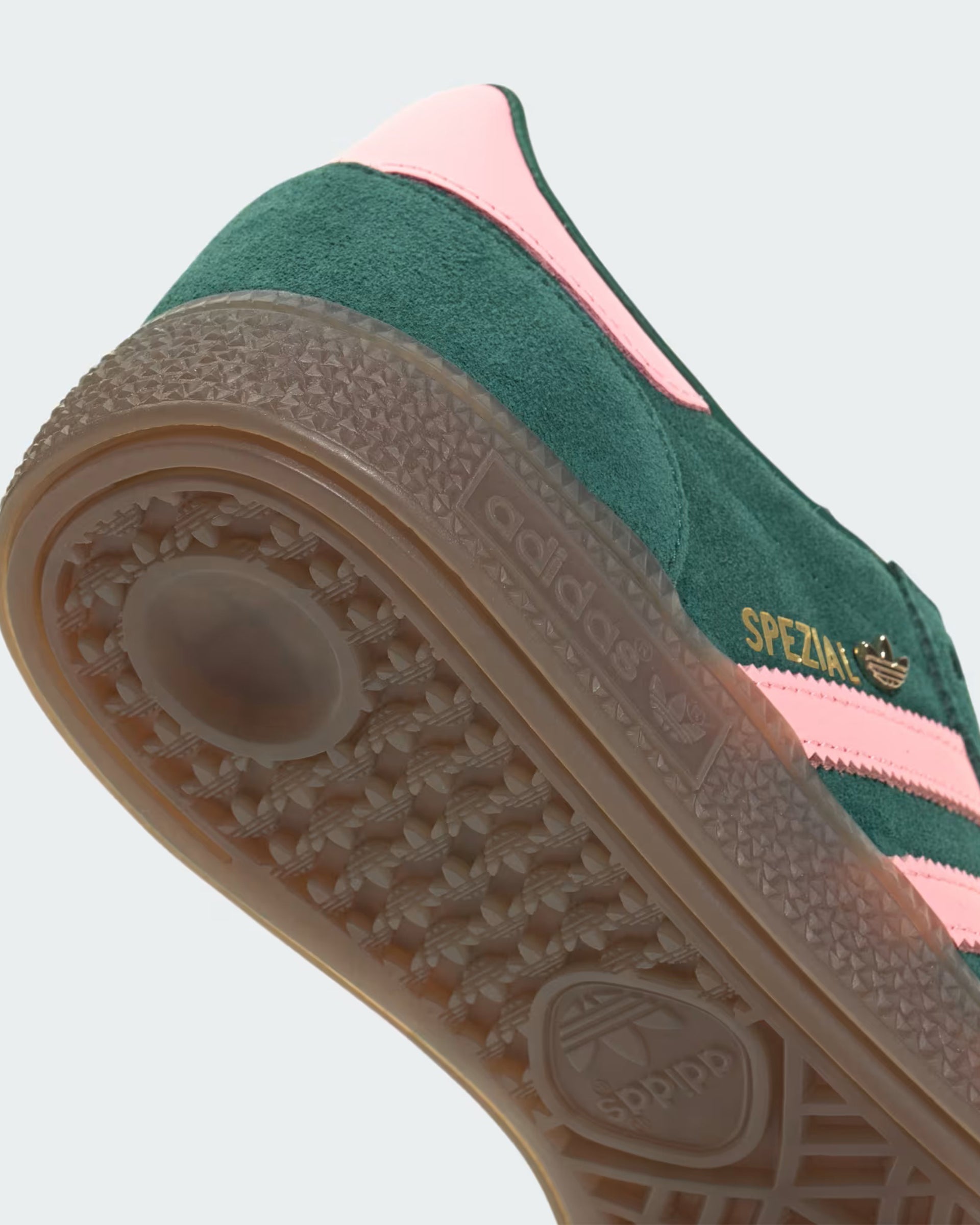 Adidas Women's Handball Spezial Shoes - Collegiate Green/Pink Spark/Gold Metallic
