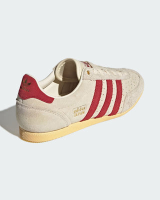Adidas Women's Japan Shoe - Warm Vanilla/Team Victory Red/Gold Metallic