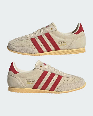Adidas Women's Japan Shoe - Warm Vanilla/Team Victory Red/Gold Metallic